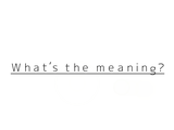 Meaning 3